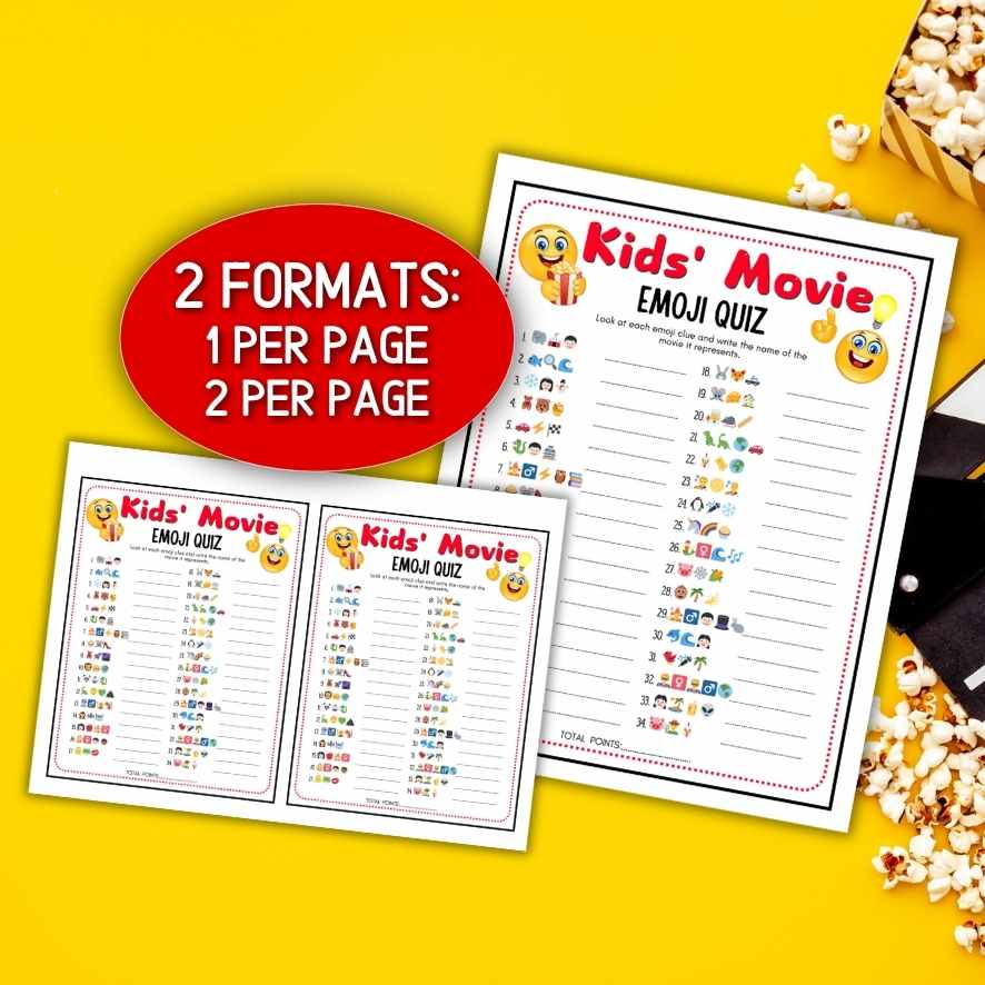 movie trivia games for kids