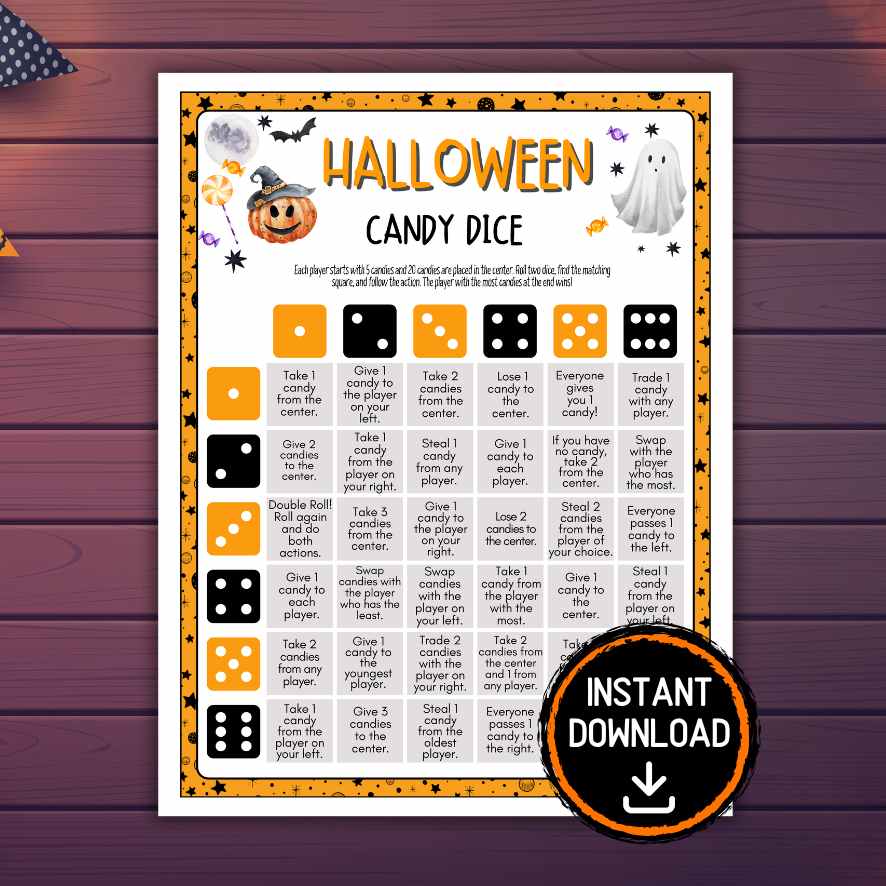 halloween candy game