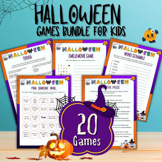 Halloween games bundle kids