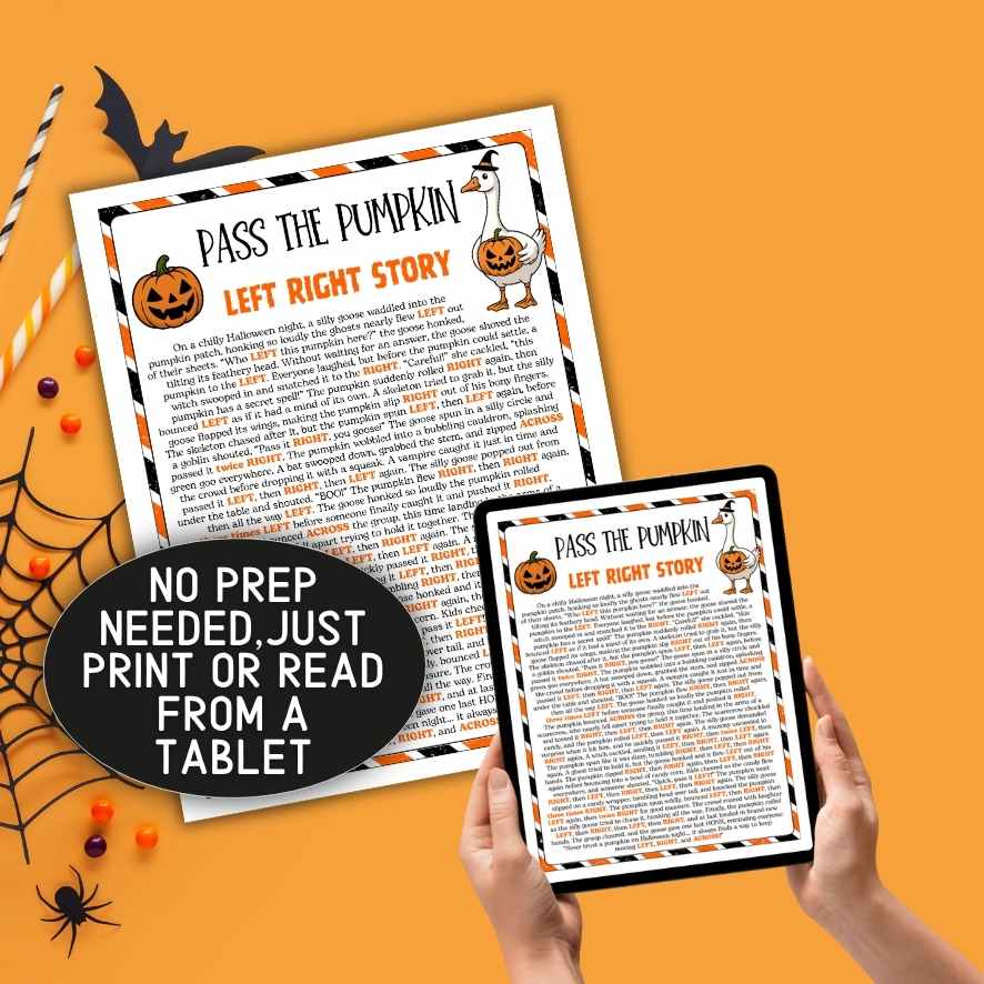 Halloween left and right game

