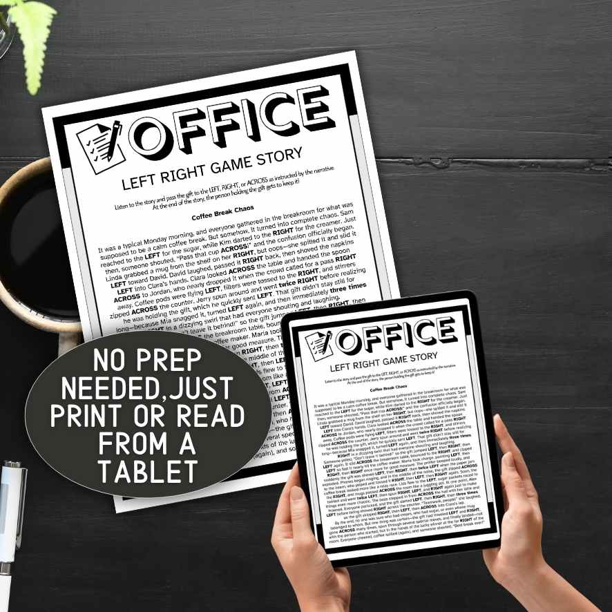 office left right game

