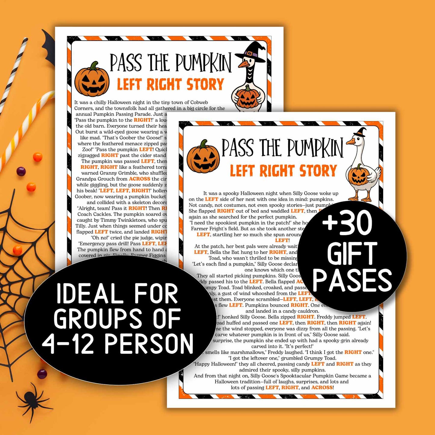 halloween pass the pumpkin poem