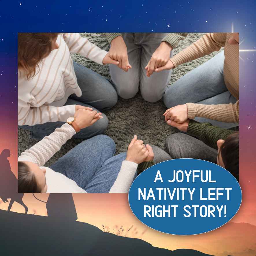 nativity left right story

