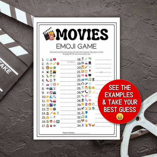 emoji movie pictionary game