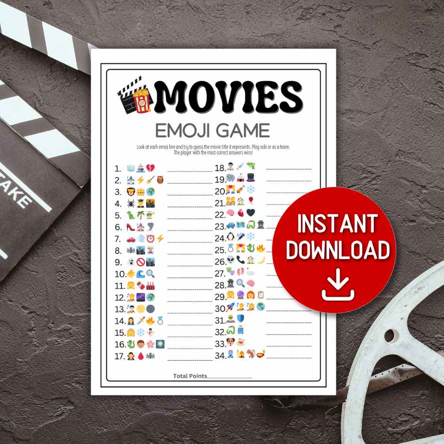 emoji movie guessing game
