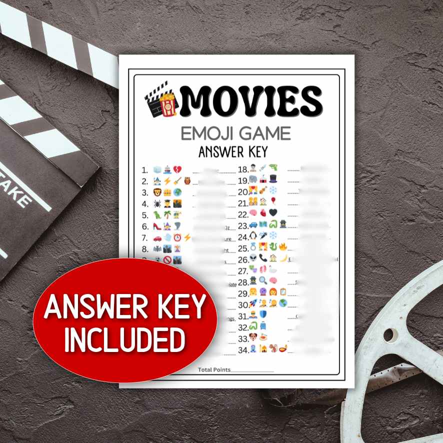 emoji movie game printable