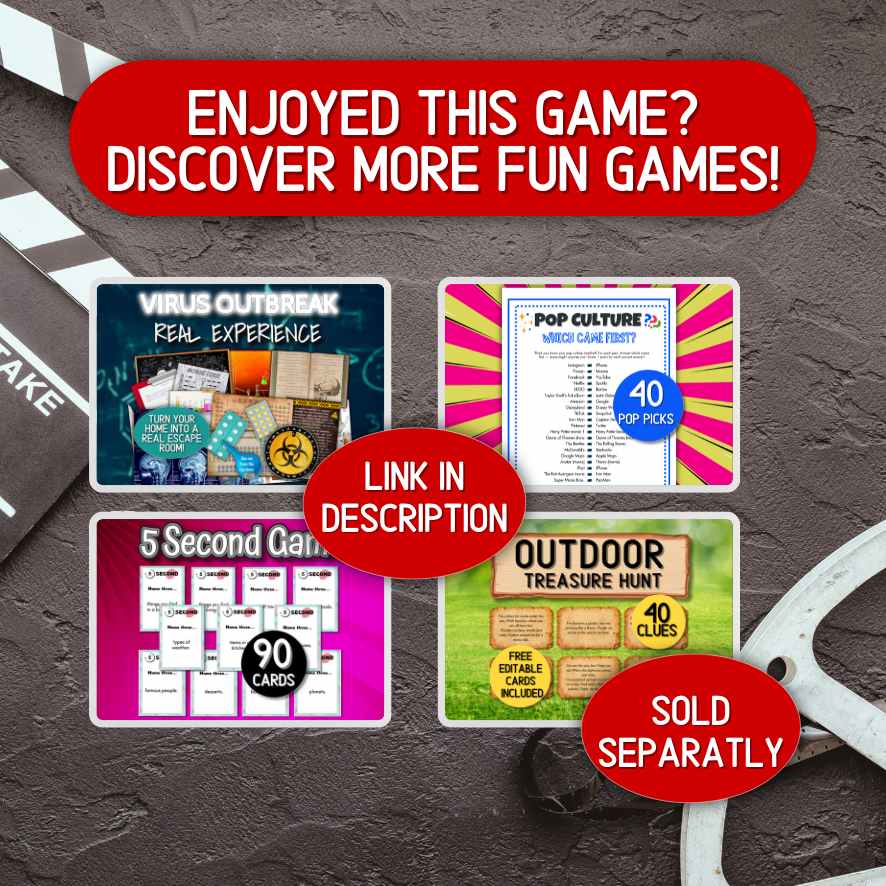 Printable party games