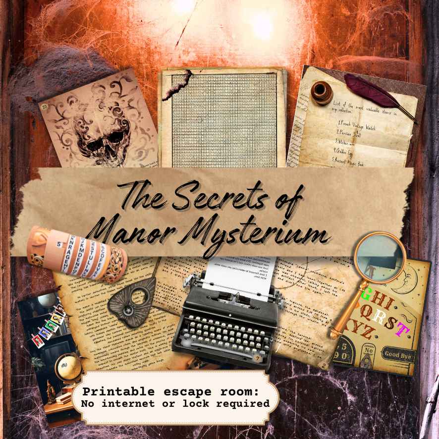 mystery manor escape room game
