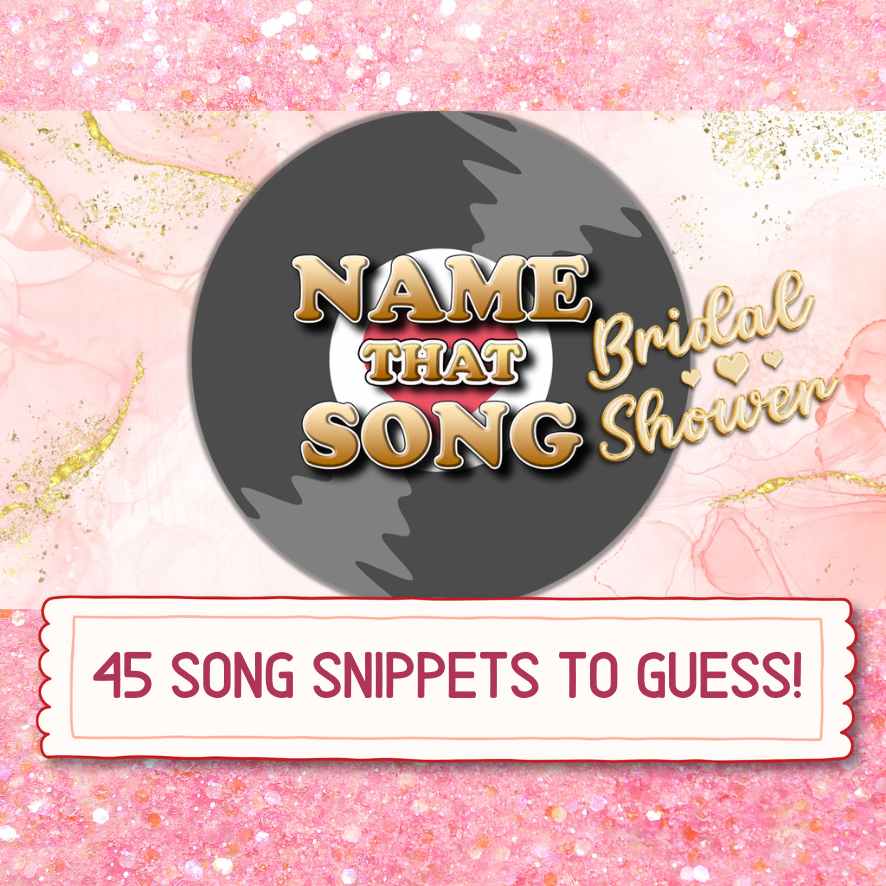 name that love song bridal shower game