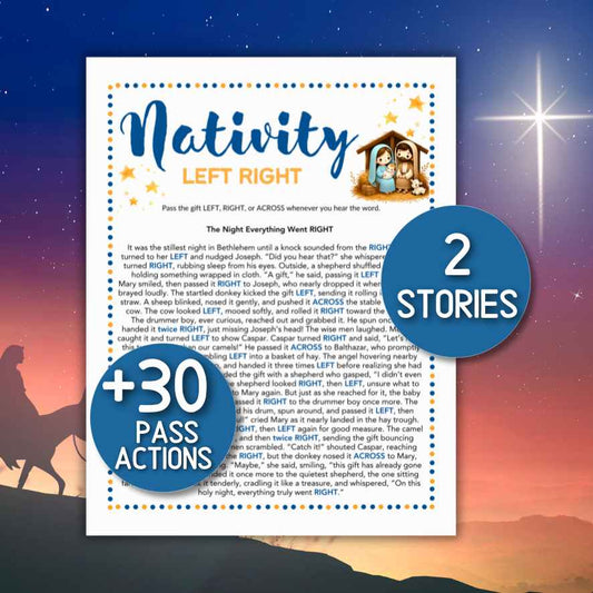 nativity left right across game