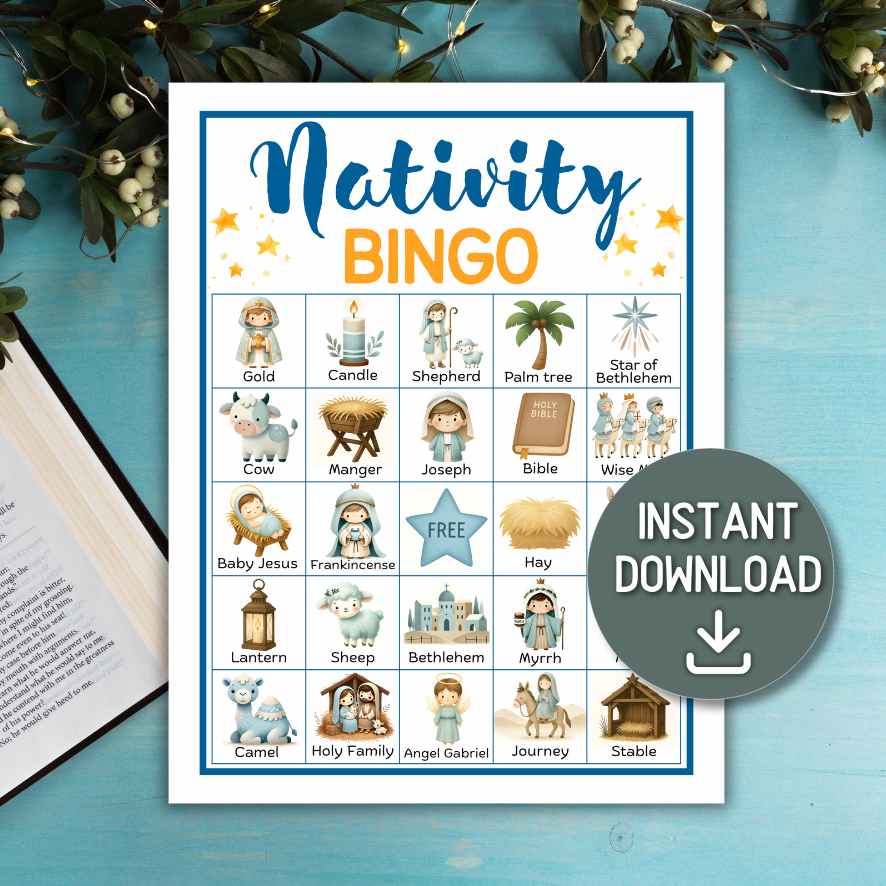 christmas nativity bingo

