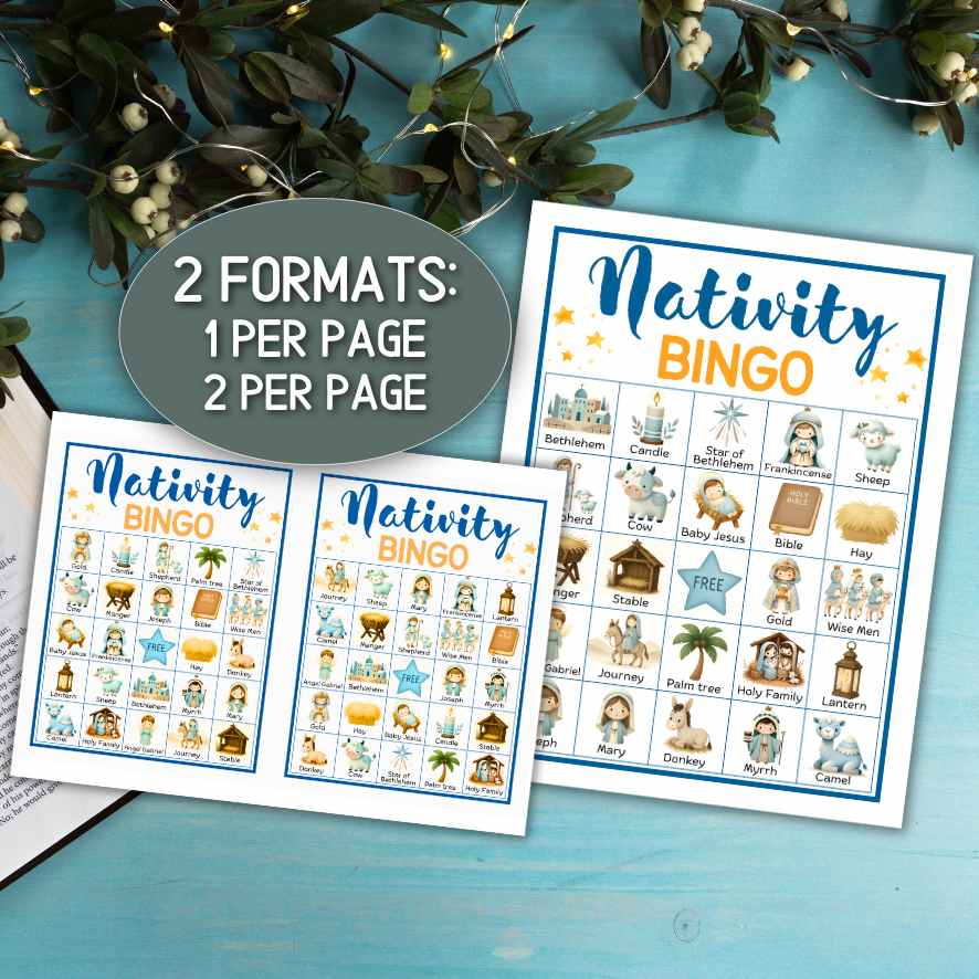 religious bingo cards