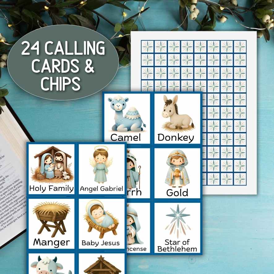 nativity bingo sheets