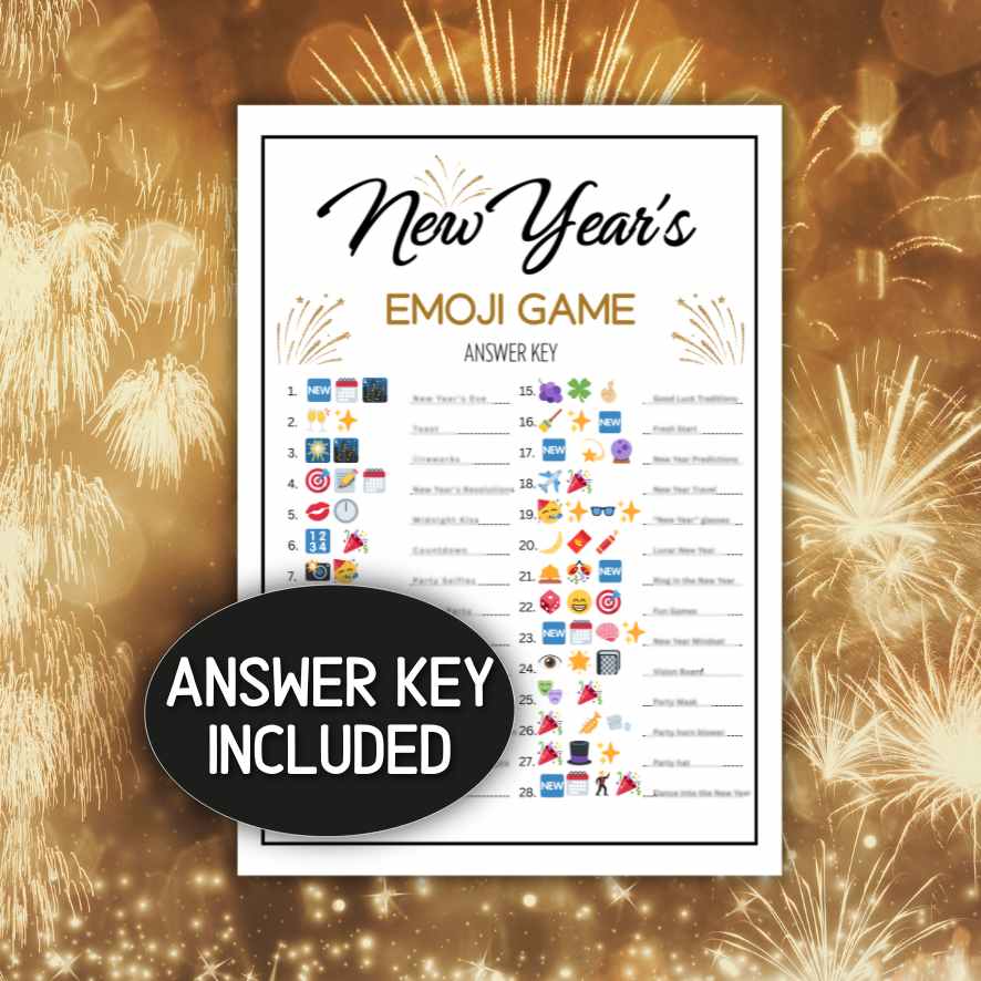 new year guess the emoji game

