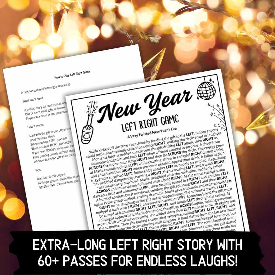 new years present exchange game