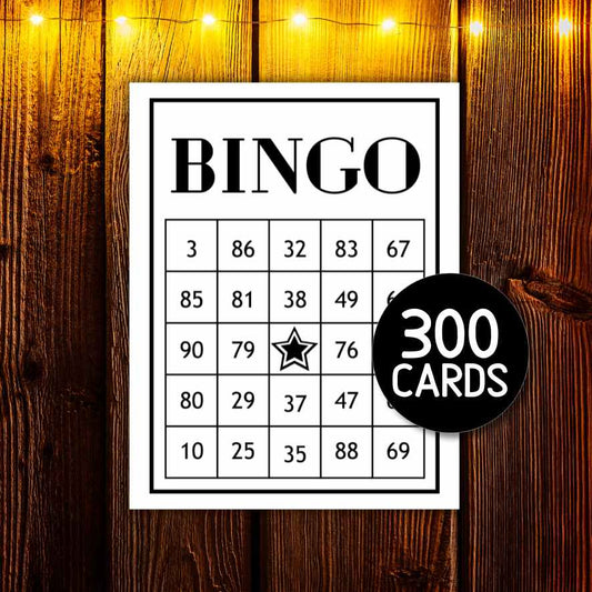 bingo numbers cards