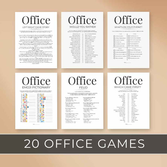 work games for company party