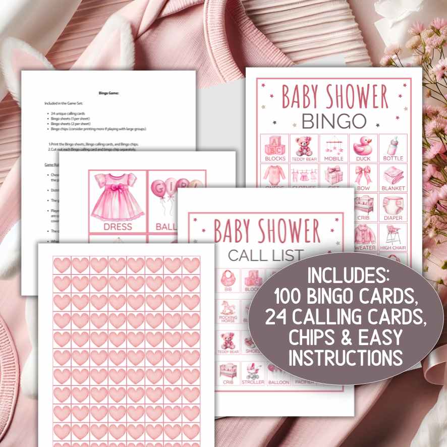 baby bingo cards

