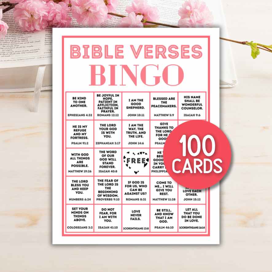 bible verse bingo printable

