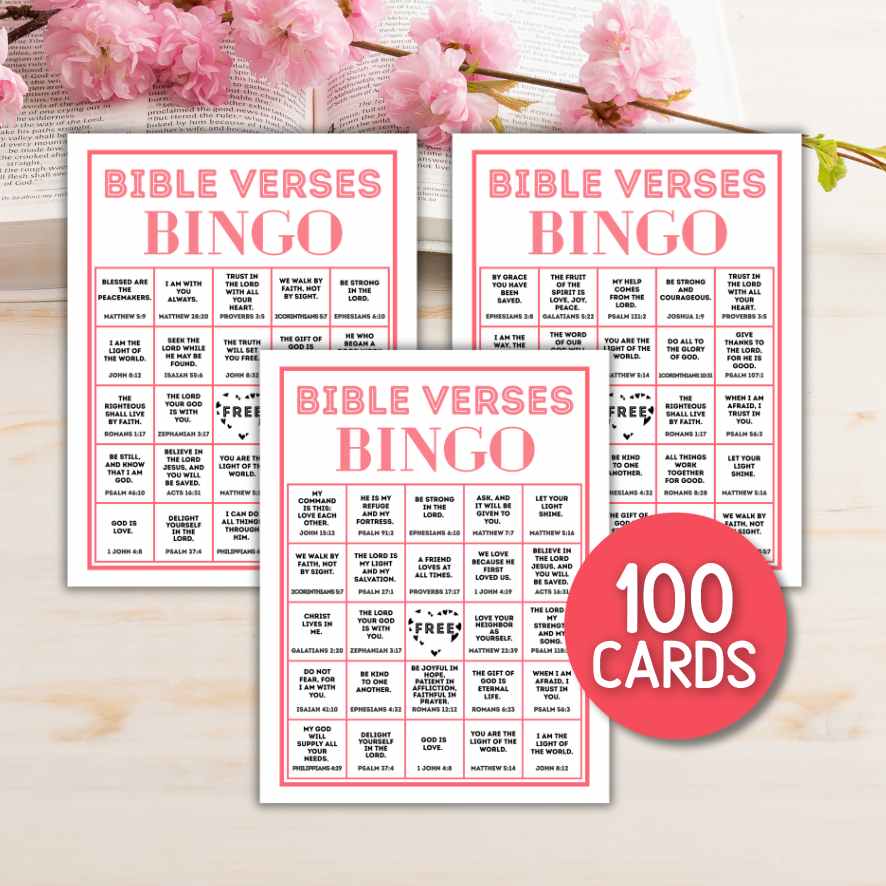 bible verse bingo

