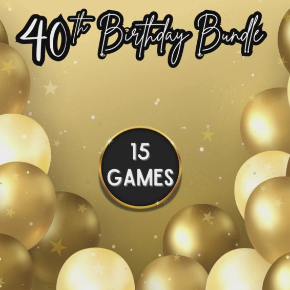 games for 40th birthday party