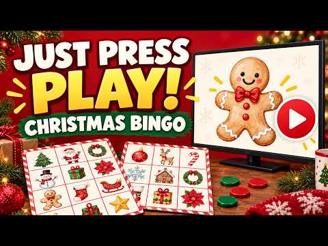 Xmas bingo cards printable
