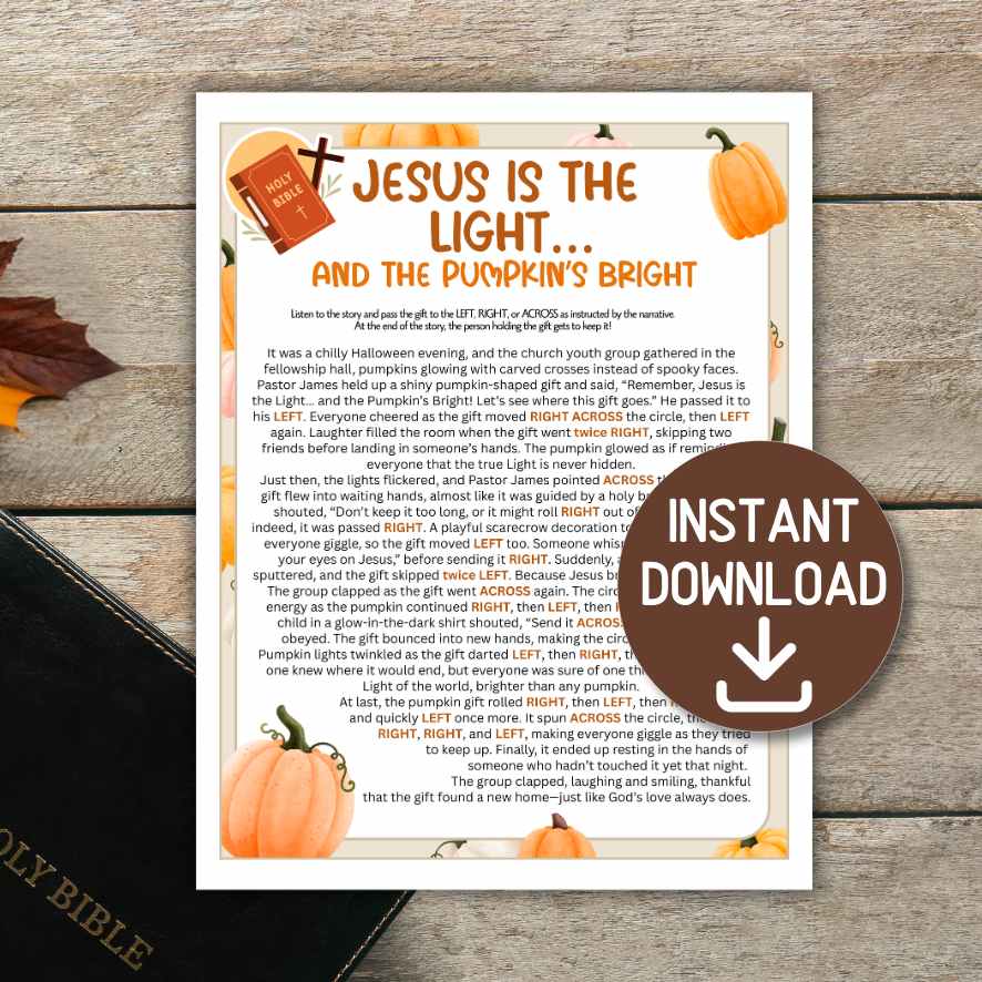 pass the pumpkin bible verse