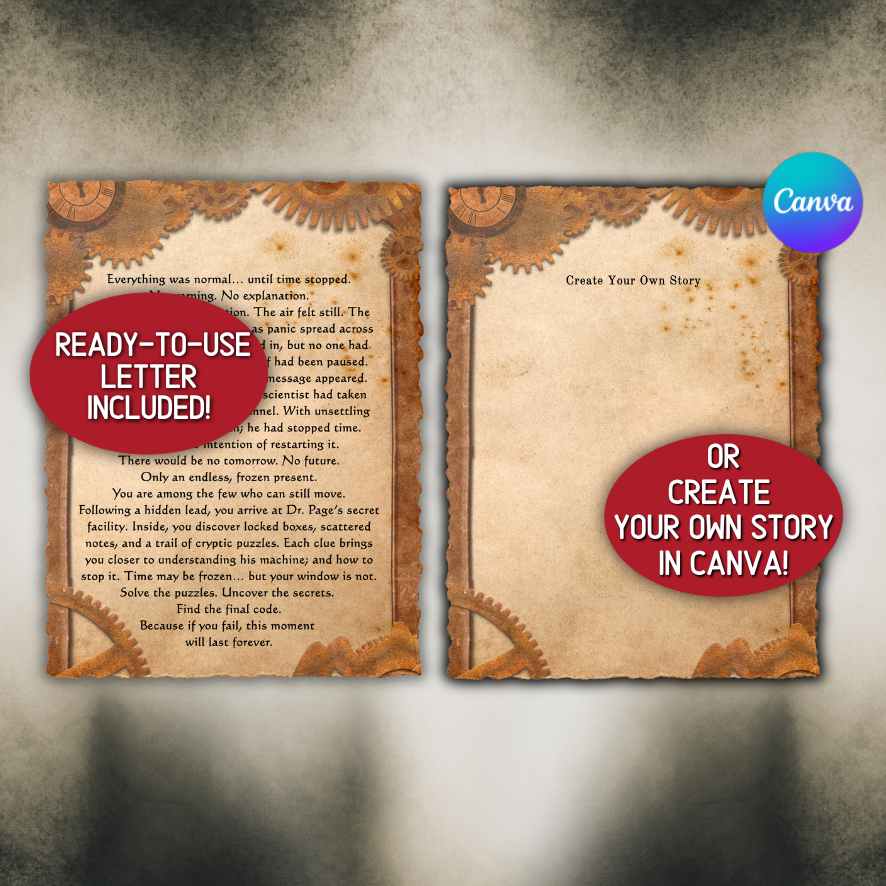 Printable Mystery Game for Teens and Adults

