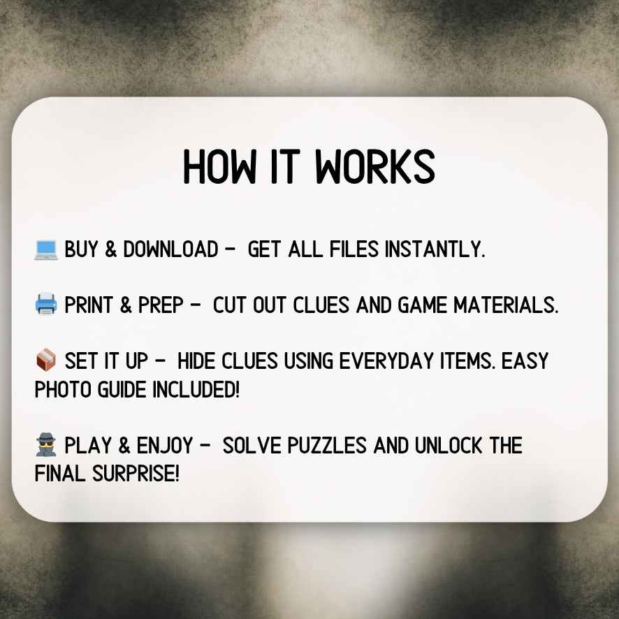 Mystery Game

