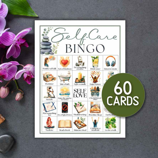 self care bingo cards