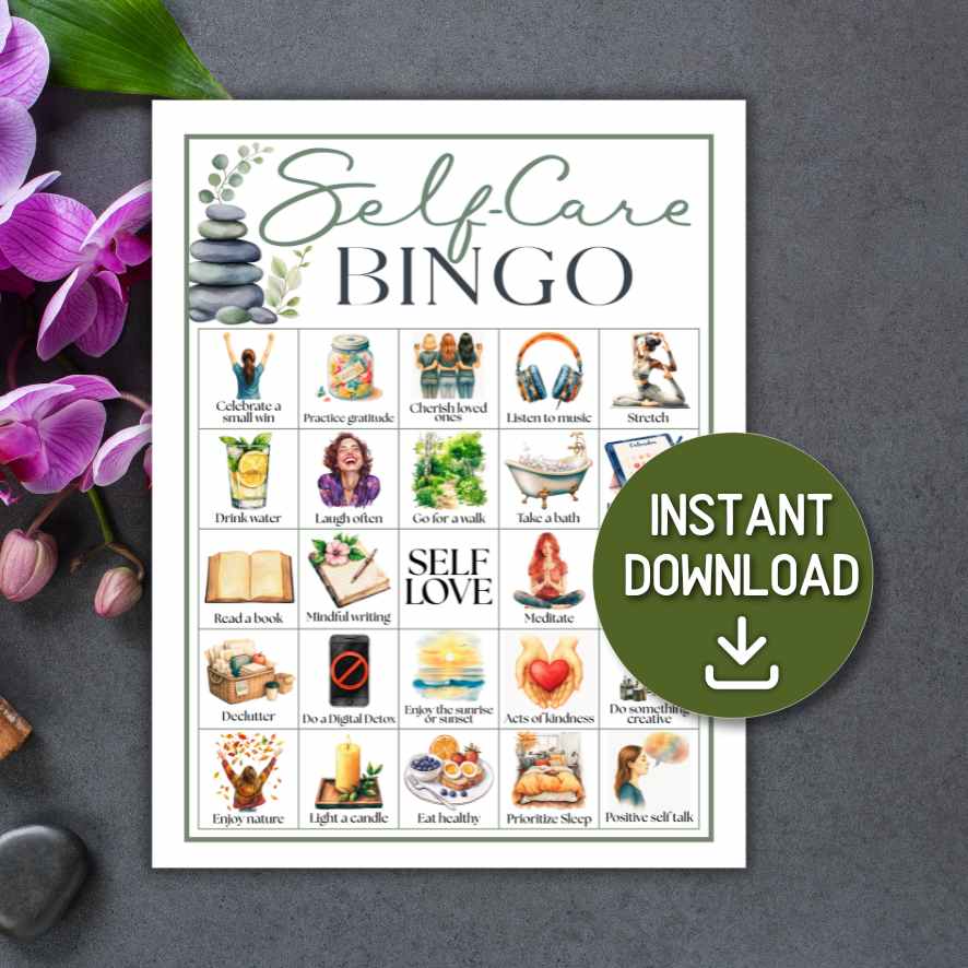 self care bingo game