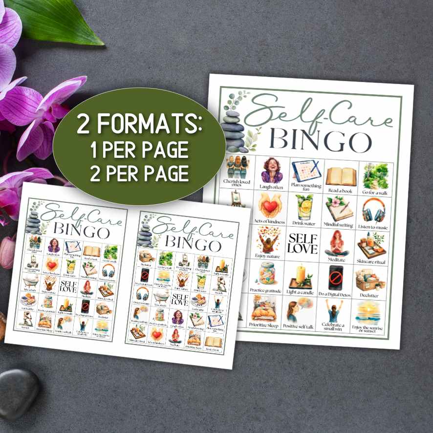 self care bingo ideas