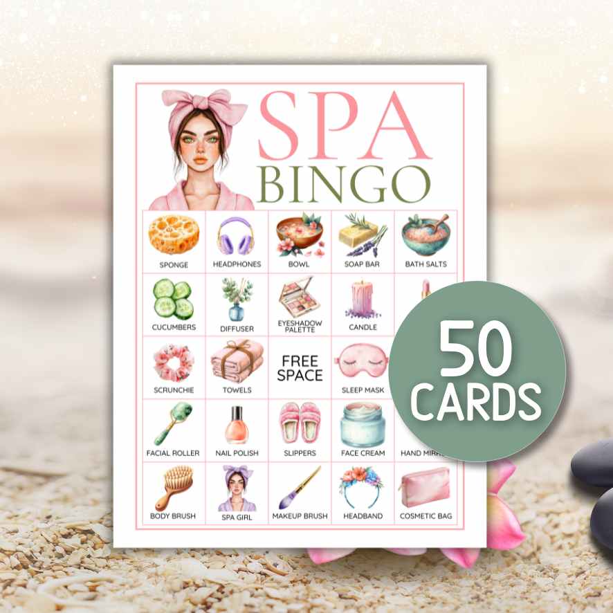 spa bingo printable