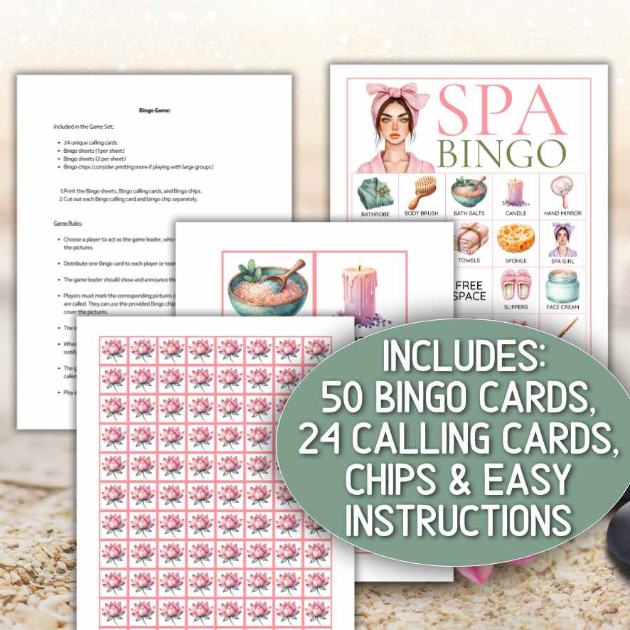 spa themed party games