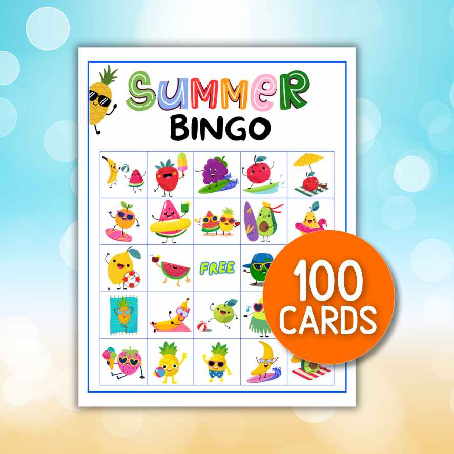 summer bingo cards

