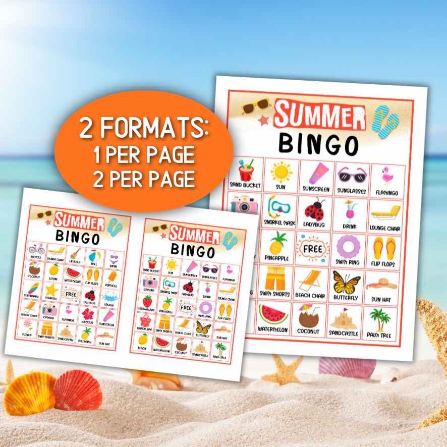 summer bingo for all ages