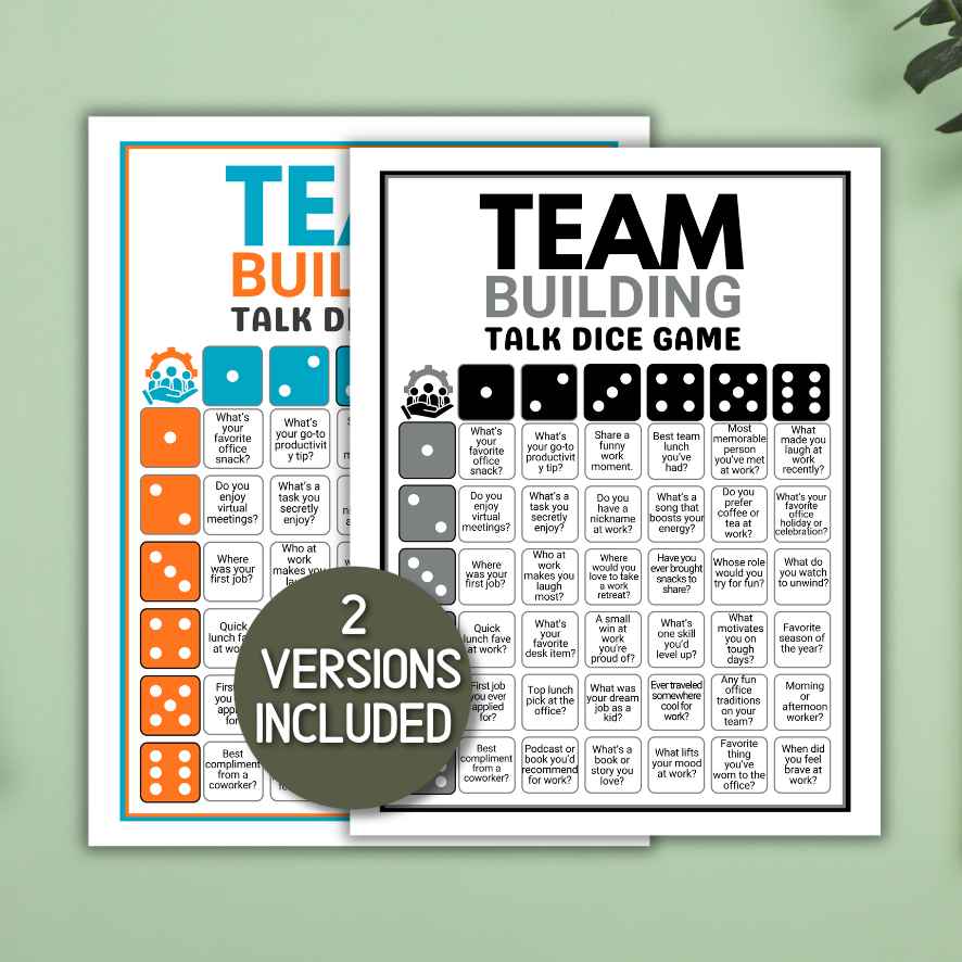 roll the dice team building game