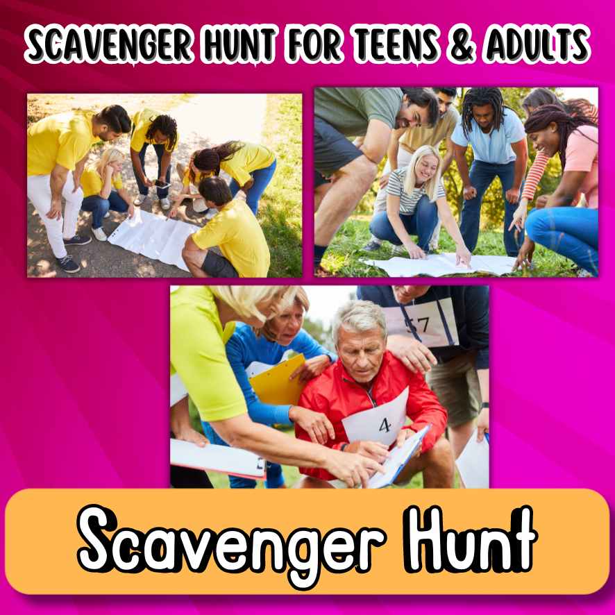 outdoor scavenger hunt for teens