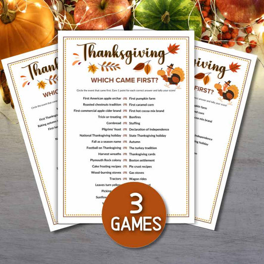thanksgiving which came first
