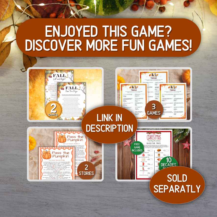 Thanksgiving party games