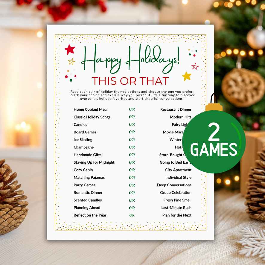 holiday work party games


