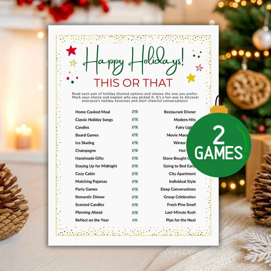holiday work party games

