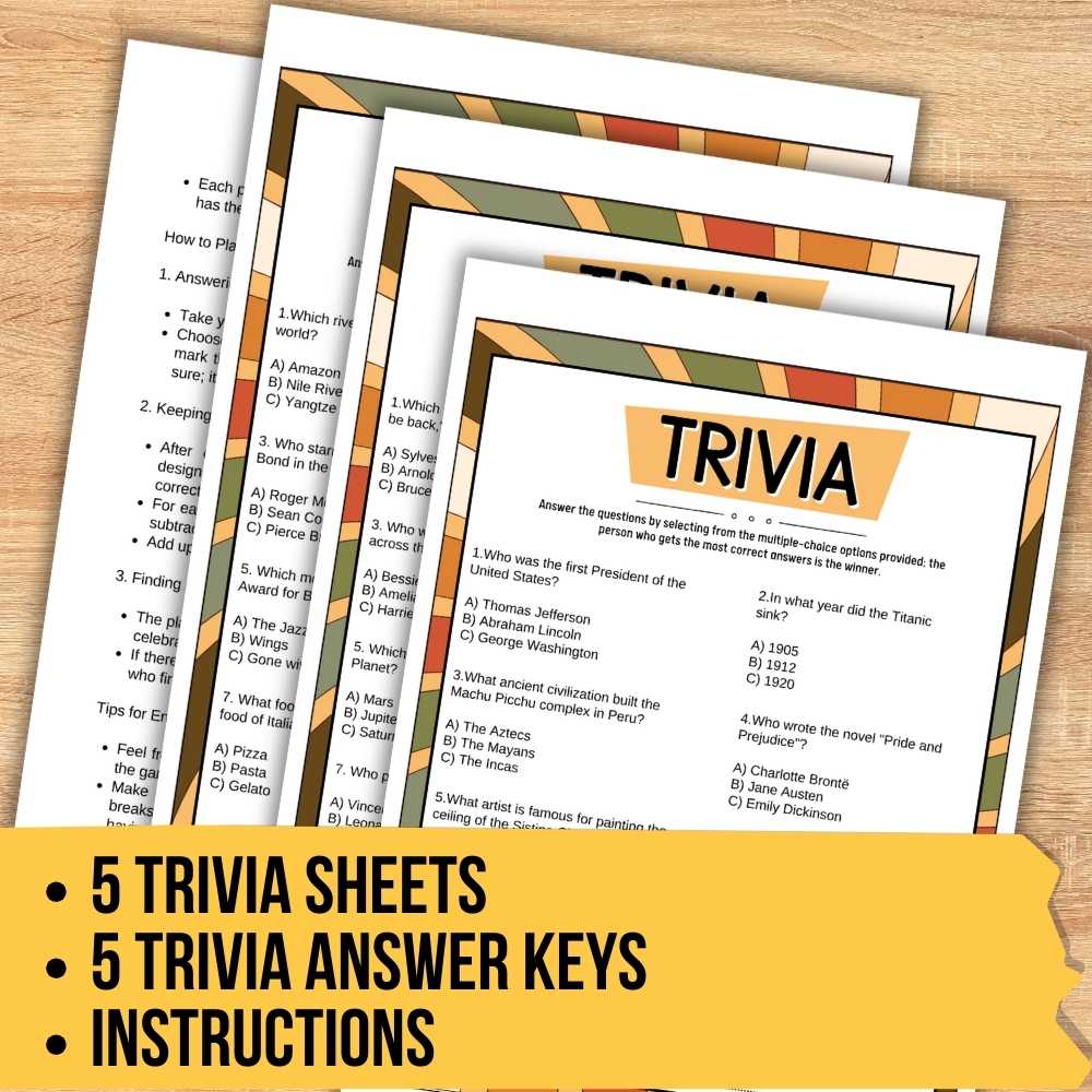 easy trivia questions and answers for elderly