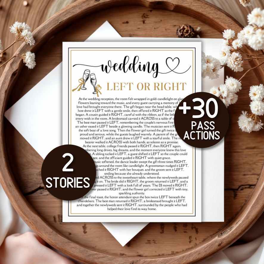 wedding left right game