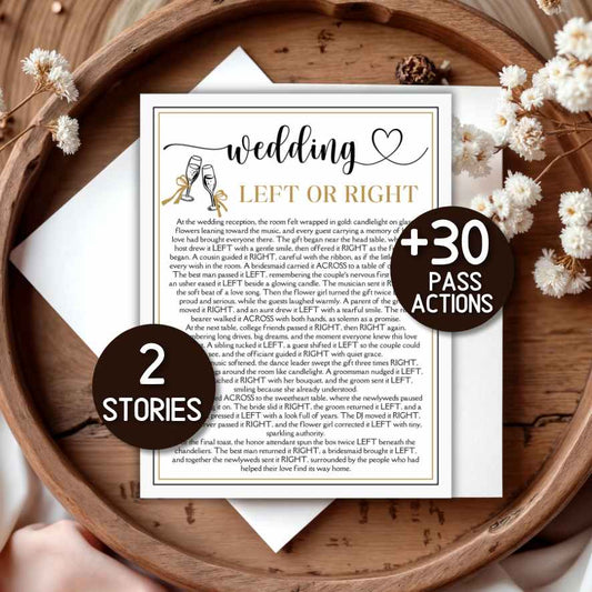 wedding left right game