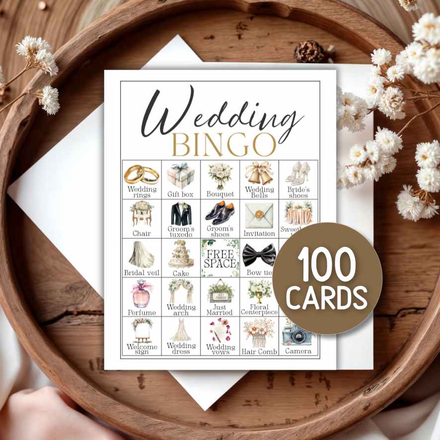 bridal shower bingo