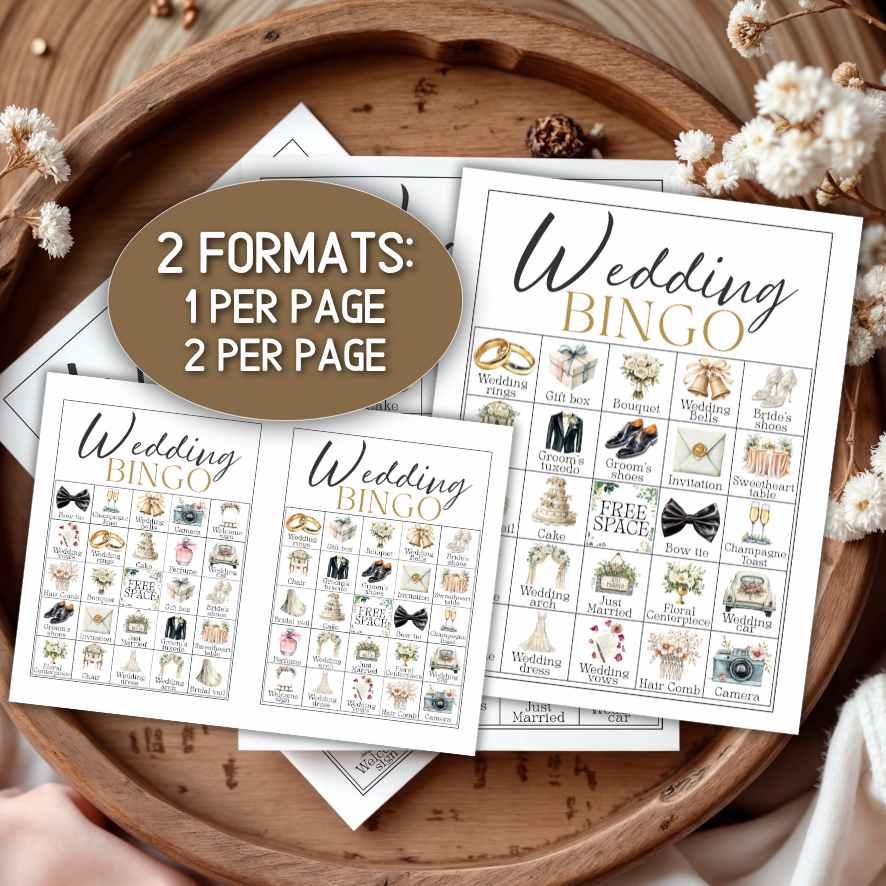 wedding anniversary bingo