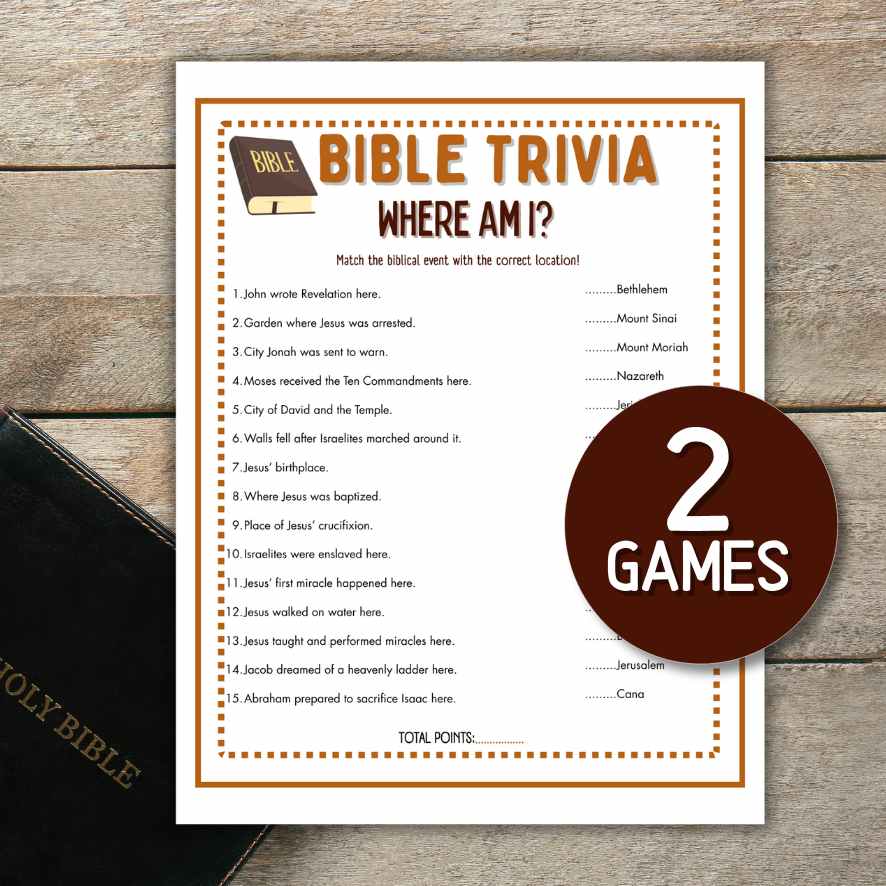bible where am I game