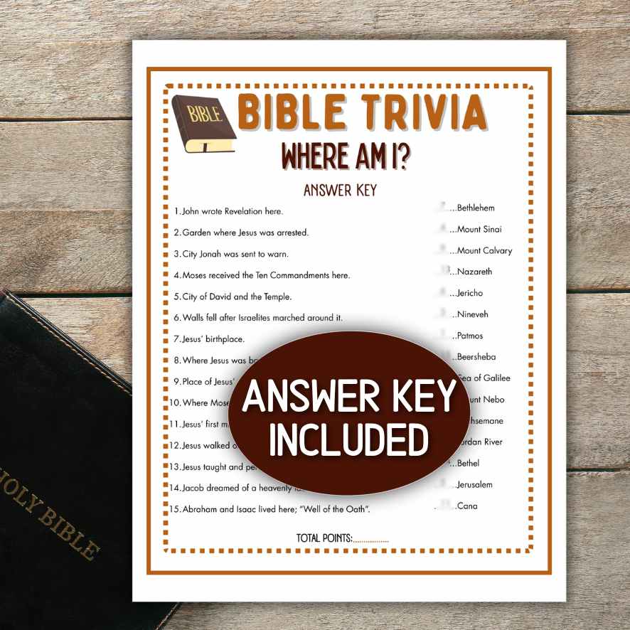 bible verse questions and answers