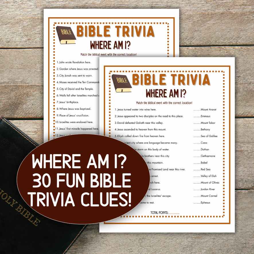 bible verse quiz questions